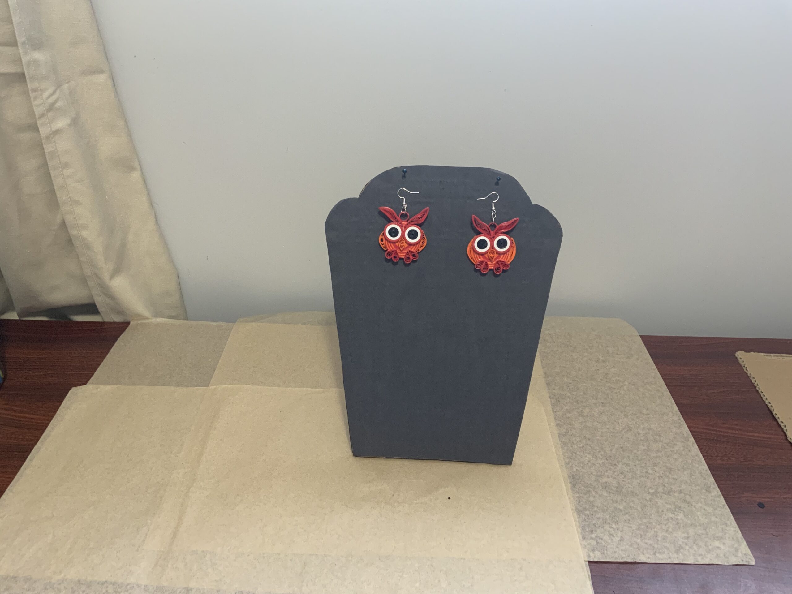 QUILLED ANIMAL COLLECTION EARRINGS, BEE, ELEPHANT, FROG, OWL, TURTLE, PIG, LADYBUG & MORE…… - Image 26