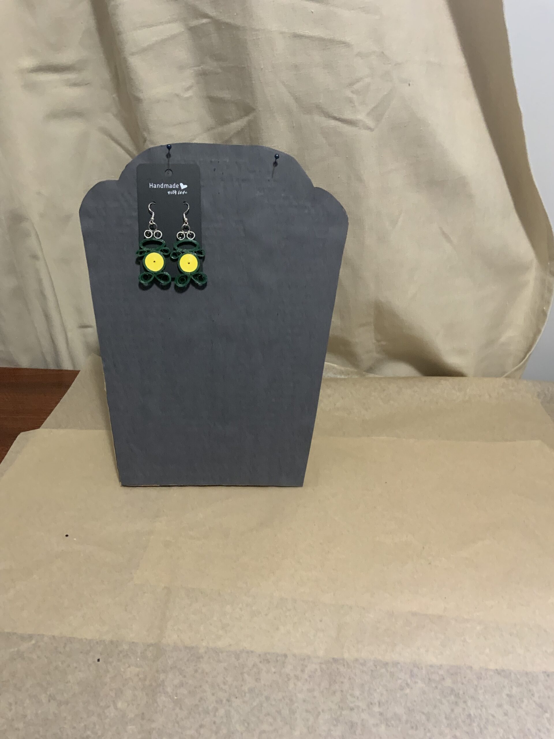 QUILLED ANIMAL COLLECTION EARRINGS, BEE, ELEPHANT, FROG, OWL, TURTLE, PIG, LADYBUG & MORE…… - Image 22