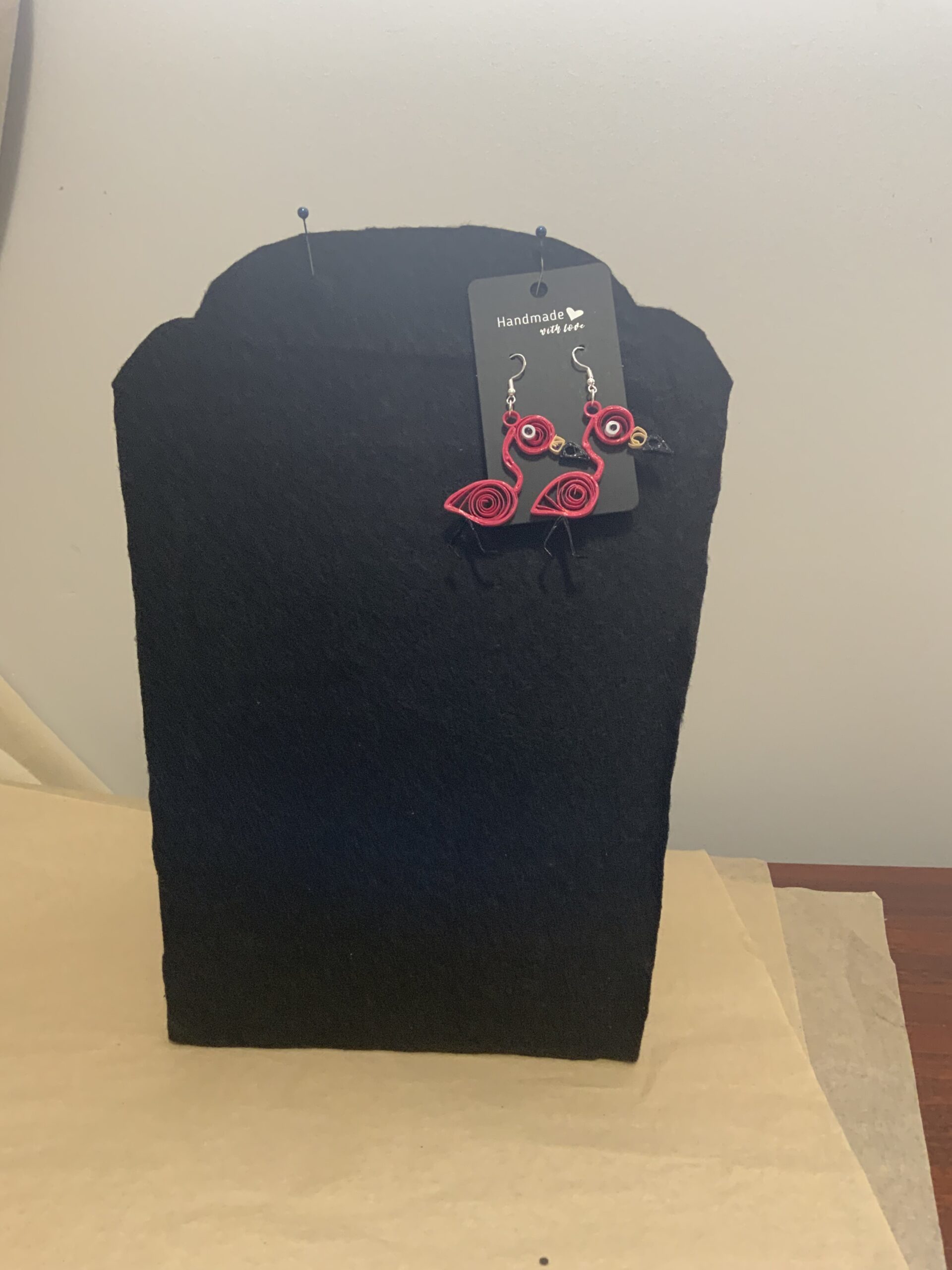 QUILLED ANIMAL COLLECTION EARRINGS, BEE, ELEPHANT, FROG, OWL, TURTLE, PIG, LADYBUG & MORE…… - Image 8