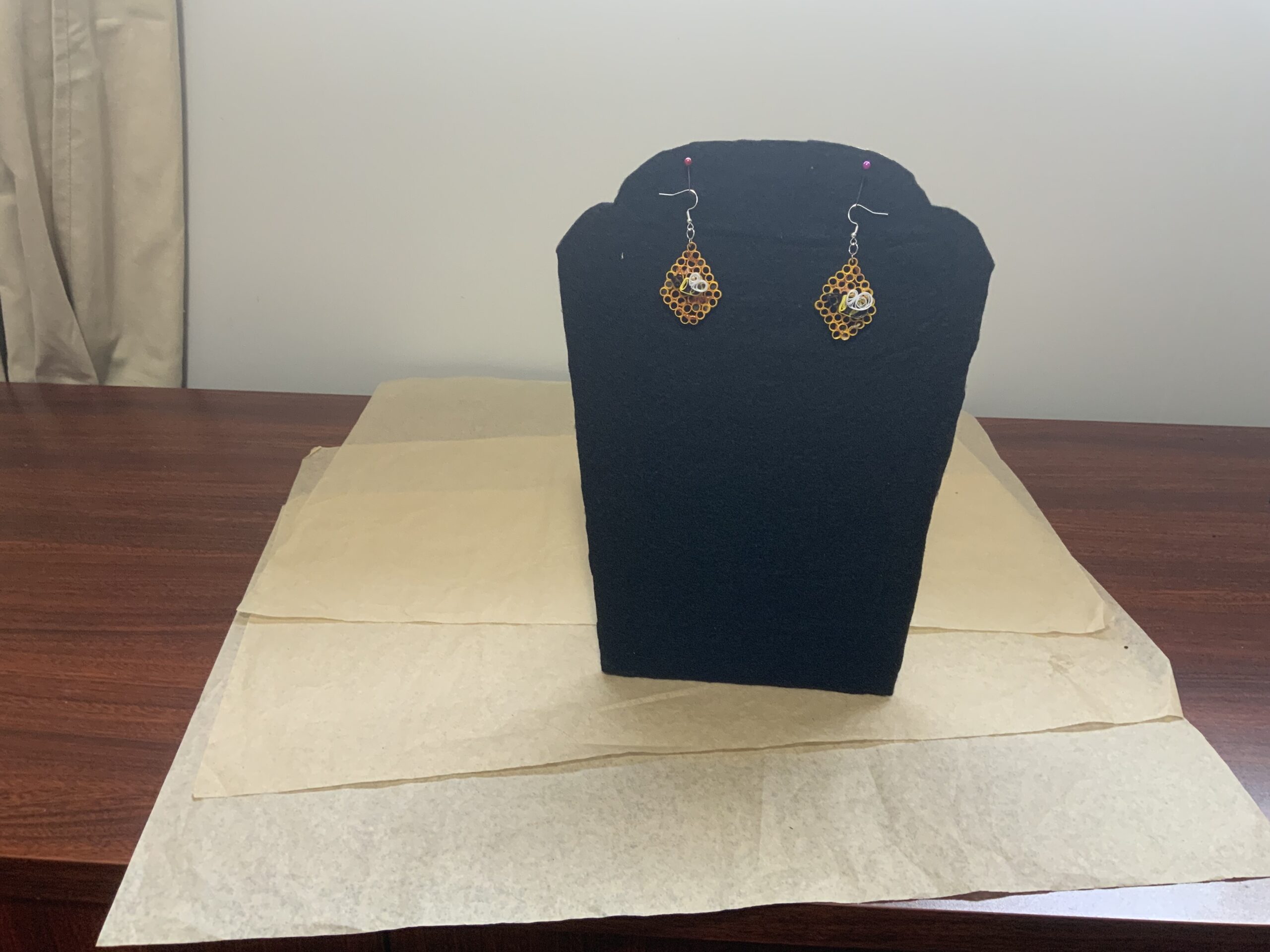 QUILLED ANIMAL COLLECTION EARRINGS, BEE, ELEPHANT, FROG, OWL, TURTLE, PIG, LADYBUG & MORE…… - Image 4