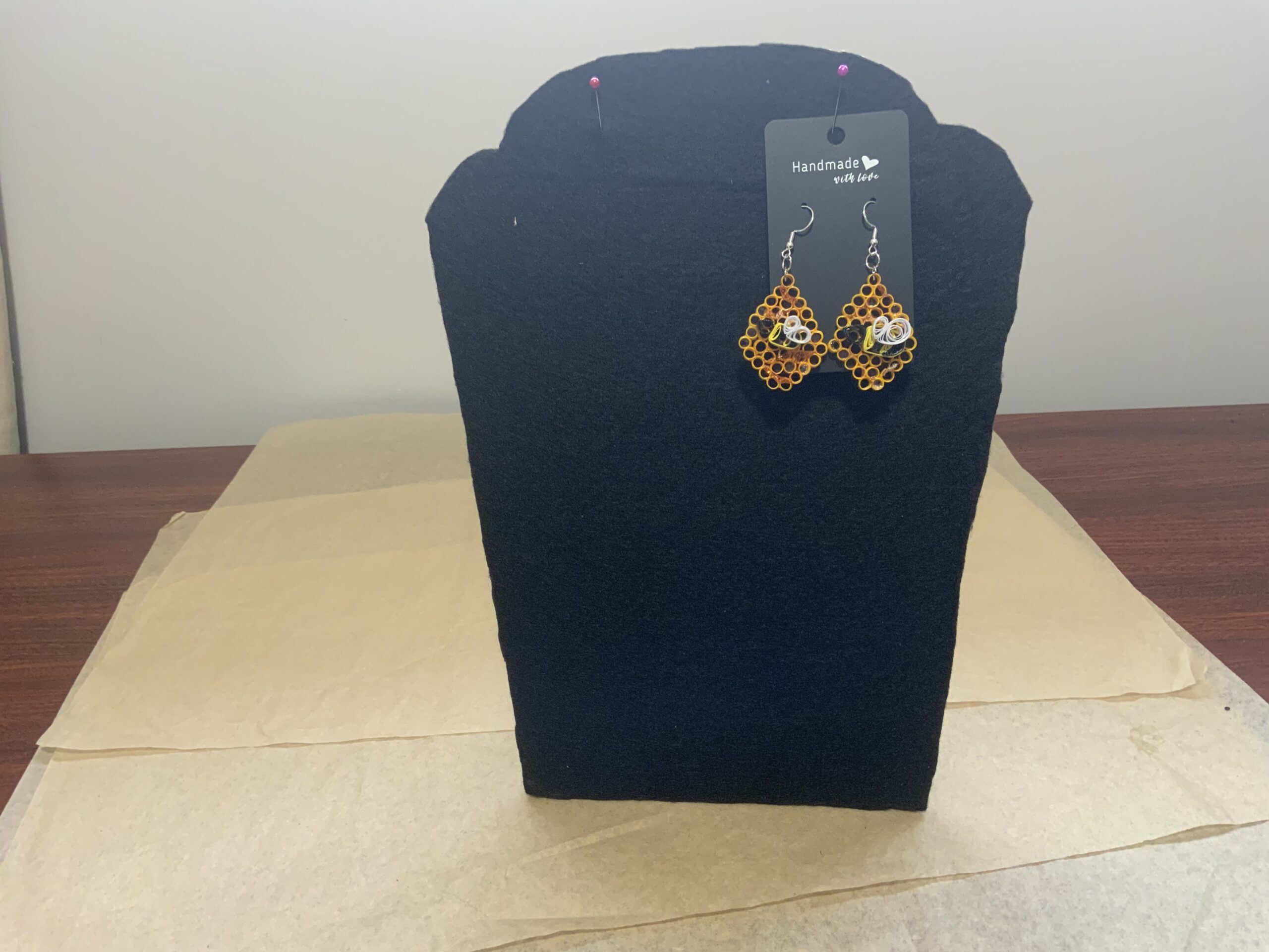 QUILLED ANIMAL COLLECTION EARRINGS, BEE, ELEPHANT, FROG, OWL, TURTLE, PIG, LADYBUG & MORE…… - Image 2