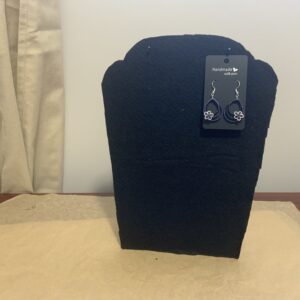 Two-Tone Flower Quilled Earrings – Handmade Lightweight Paper Jewelry | Eco-Friendly & Water-Resistant Dangle Earrings