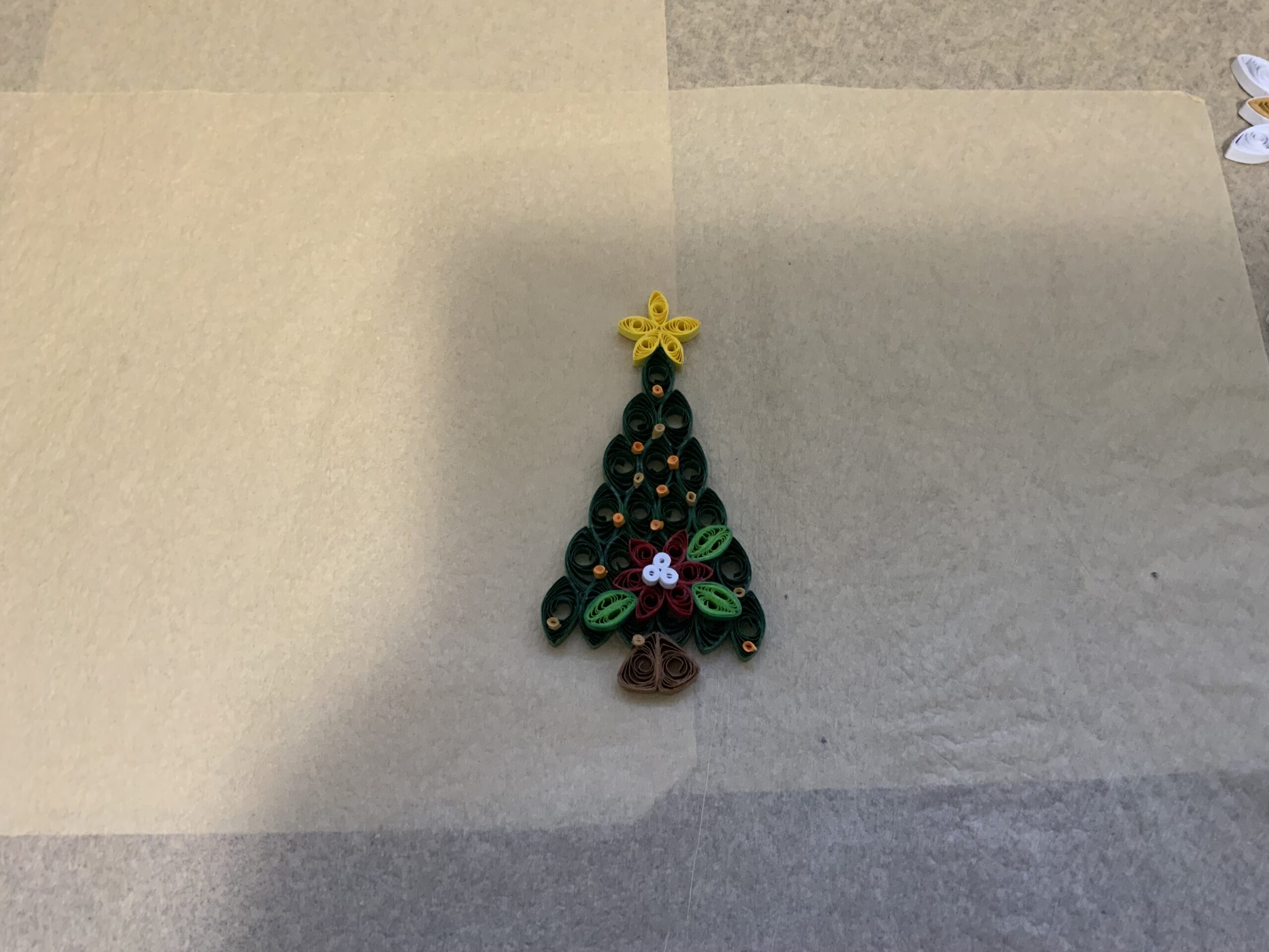 Handmade Quilled CHRISTMAS TREE Ornaments, 1 Tree and 2 Snowflakes per set - Image 19