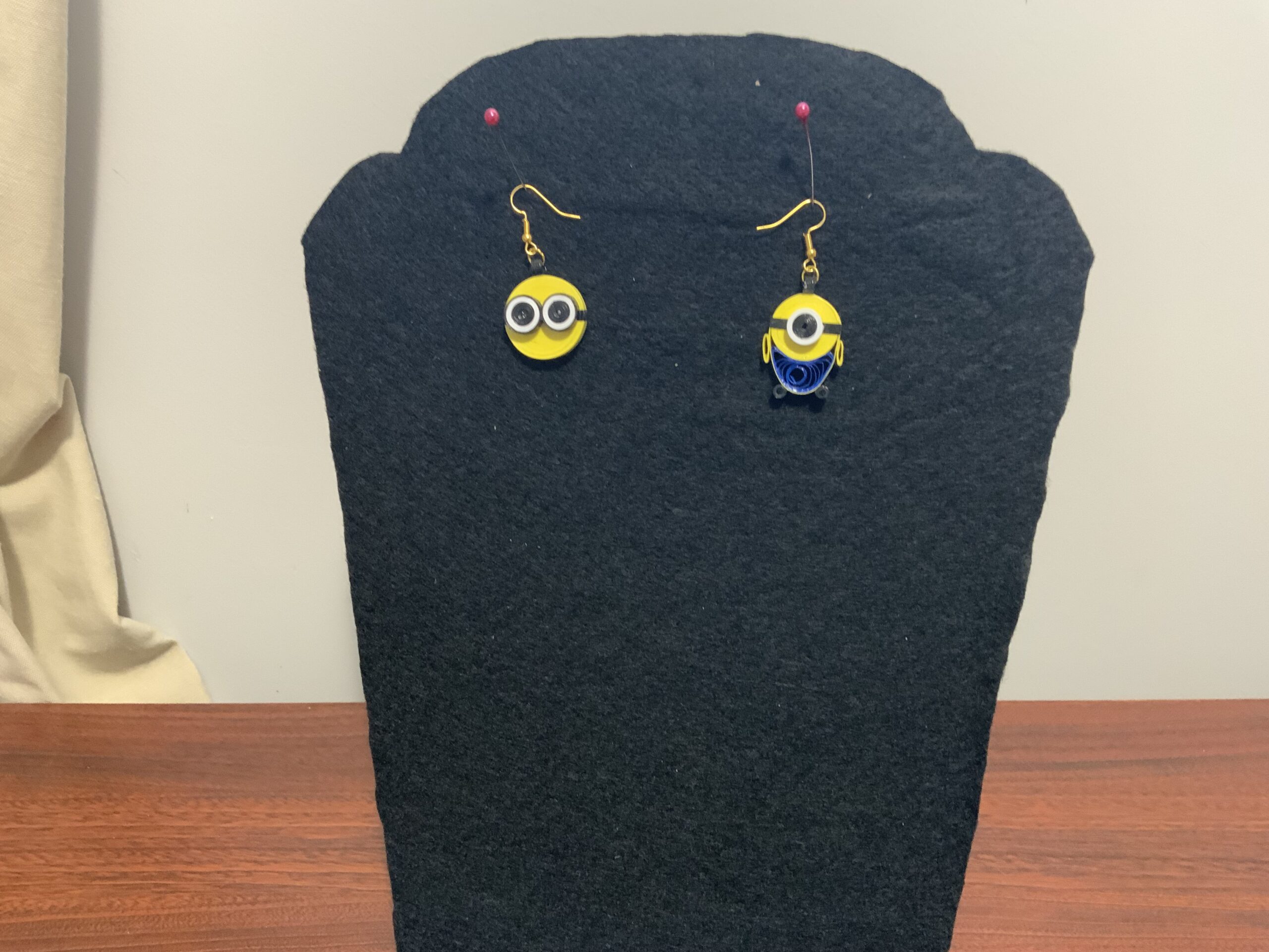 The MINIONS Are Here……Handmade Quilled Dangle Earrings