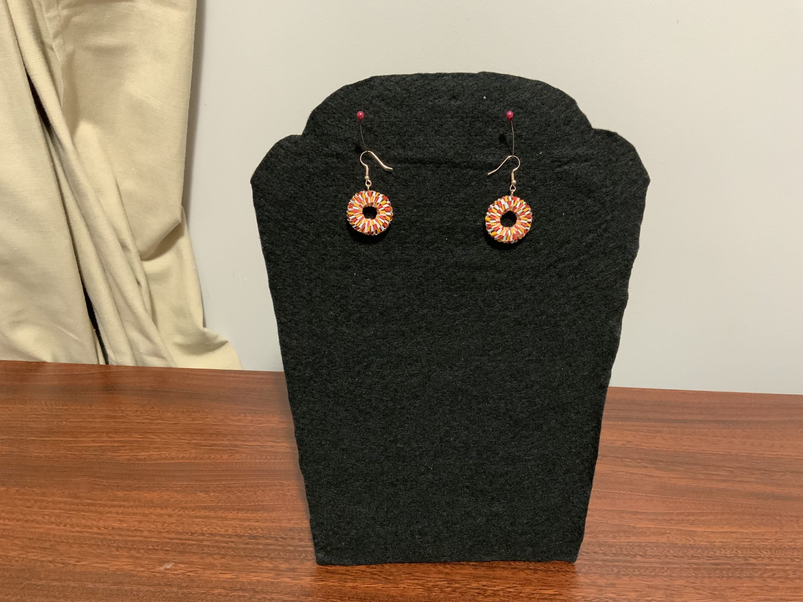 Handmade Quilled Weaved-Style Earrings – Unique, Colourful & Lightweight - Image 11