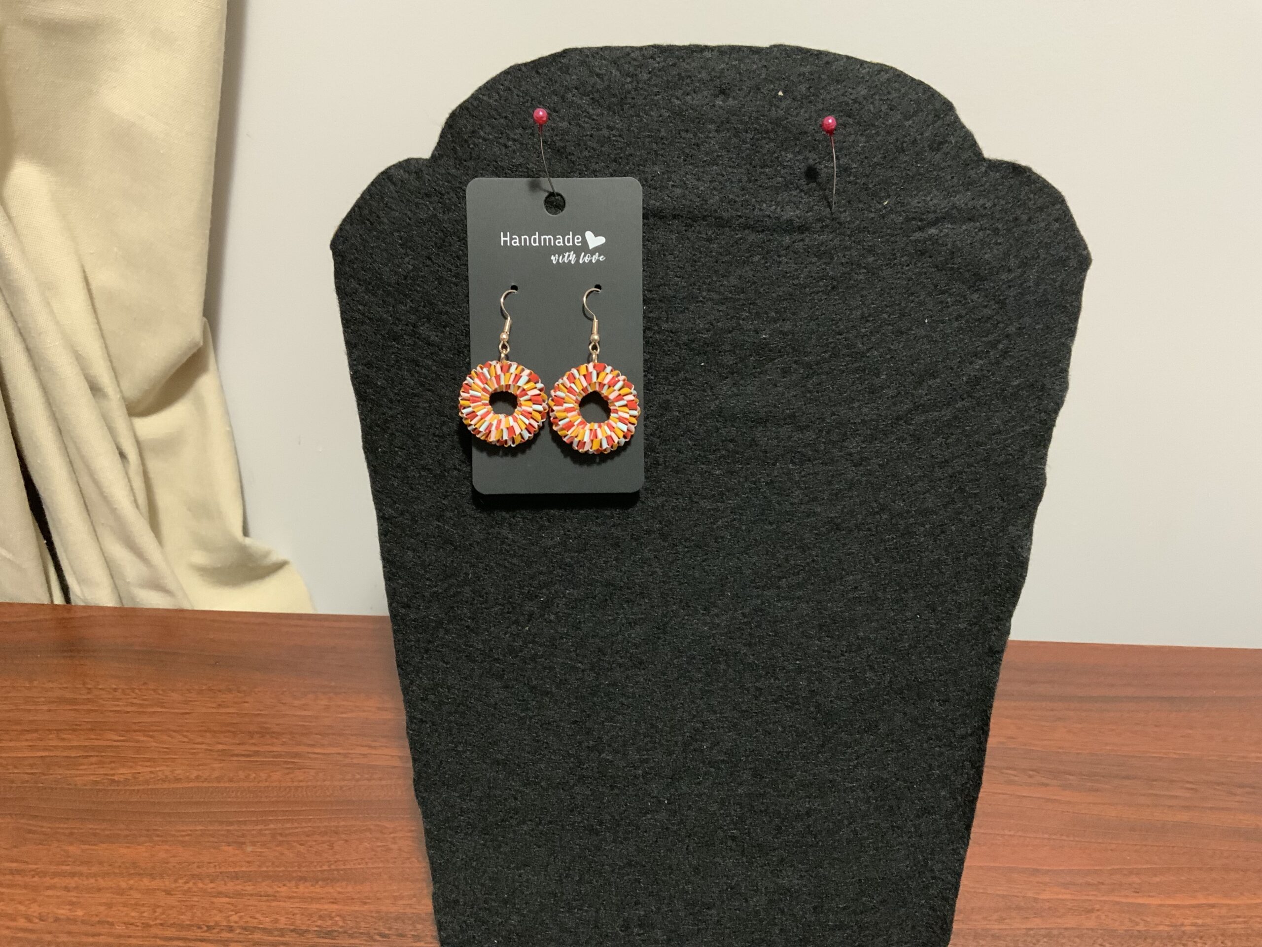 Handmade Quilled Weaved-Style Earrings – Unique, Colourful & Lightweight - Image 10