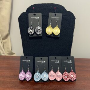 New Model – Weaved Look 3D Quilled Earrings