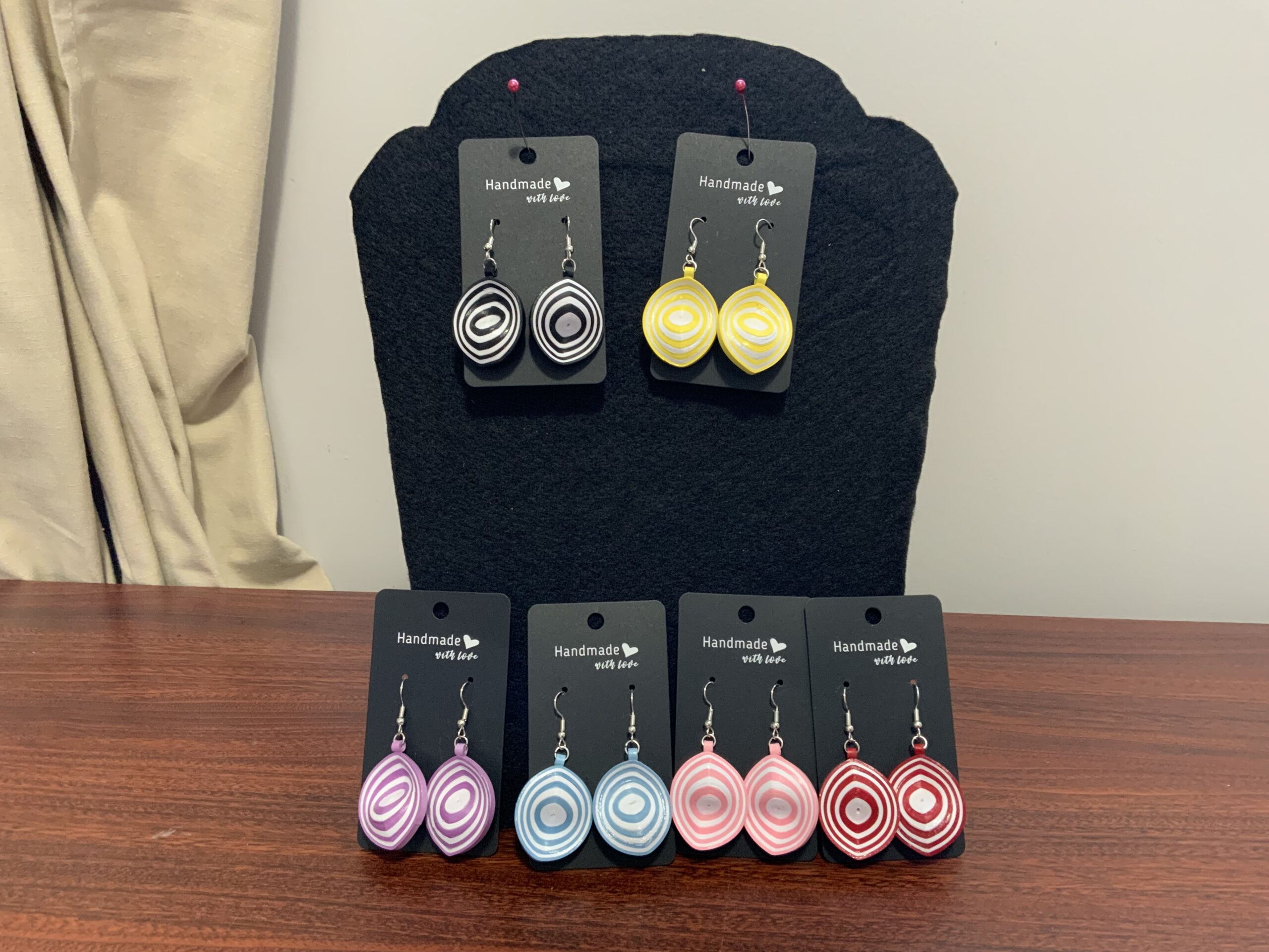 New Model – Weaved Look 3D Quilled Earrings