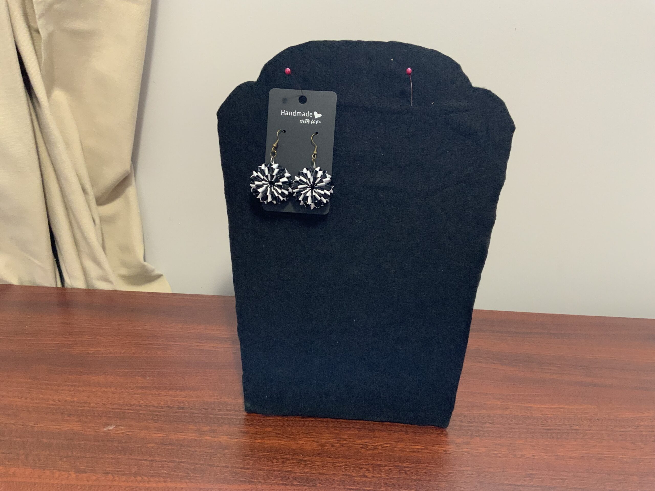 Handmade Quilled Weaved-Style Earrings – Unique, Colourful & Lightweight