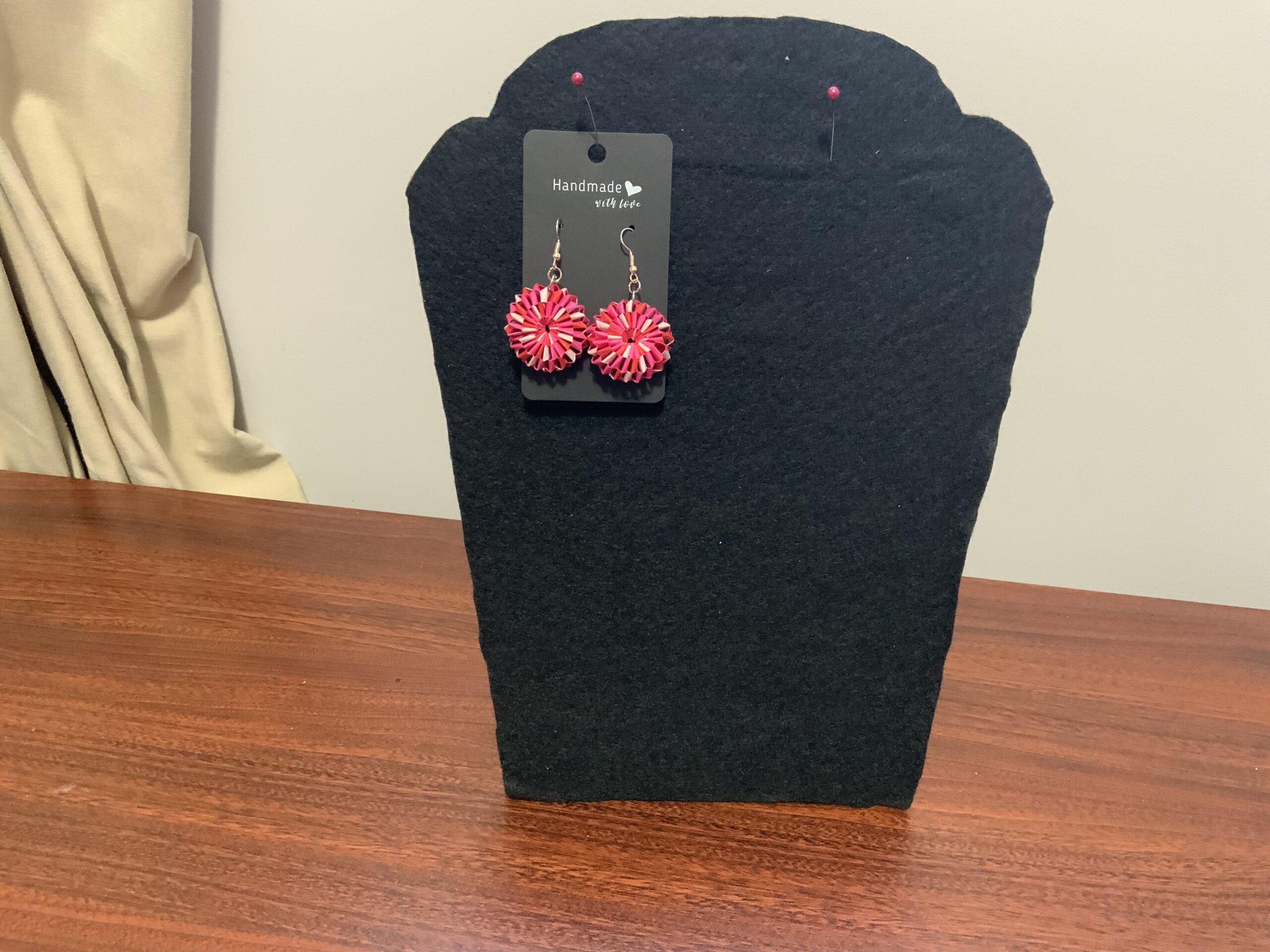 Handmade Quilled Weaved-Style Earrings – Unique, Colourful & Lightweight - Image 4