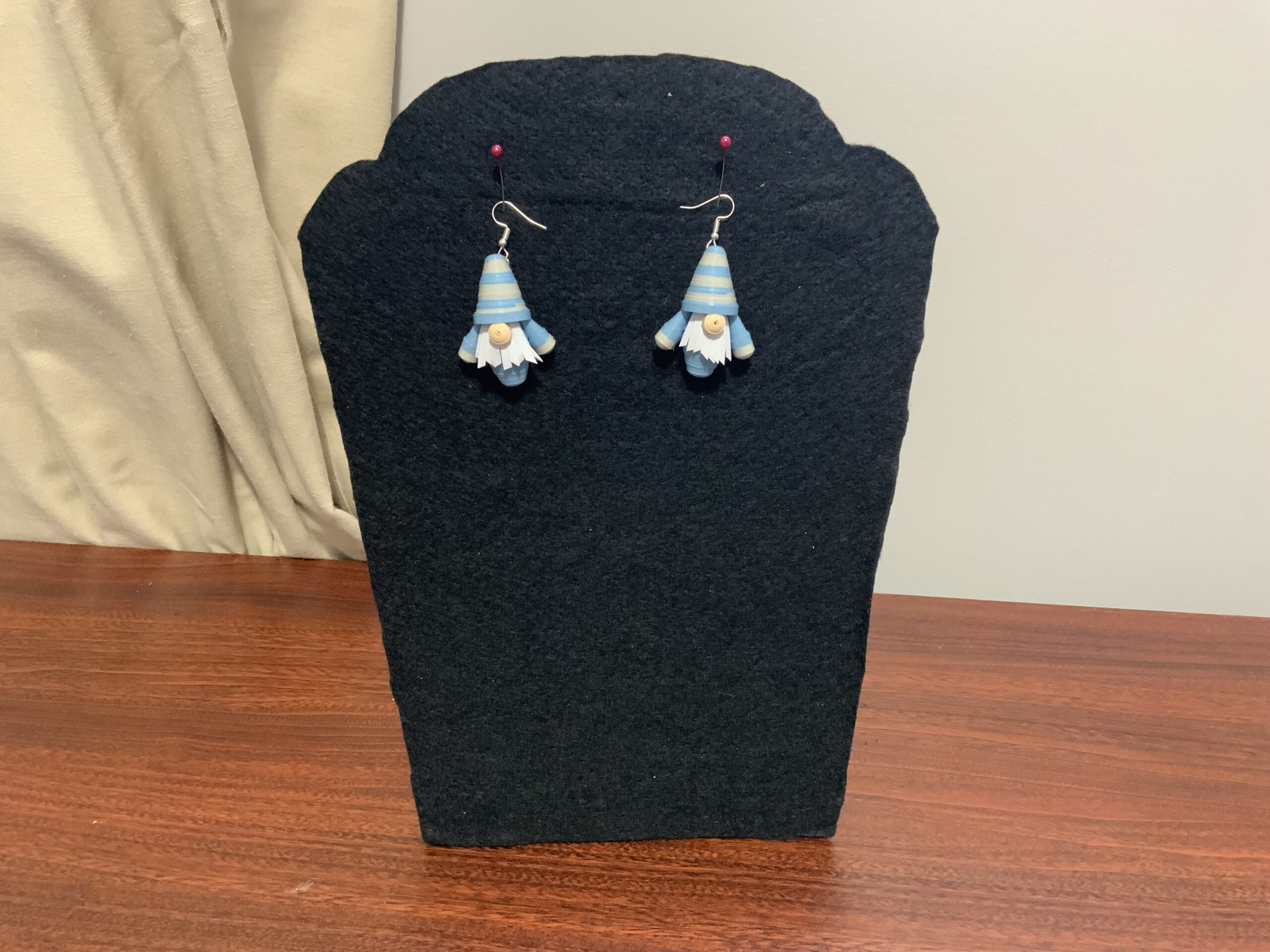 Handmade Quilled Gnome Earrings – Unique Artisan Jewelry, Different Varieties, Gift - Image 10