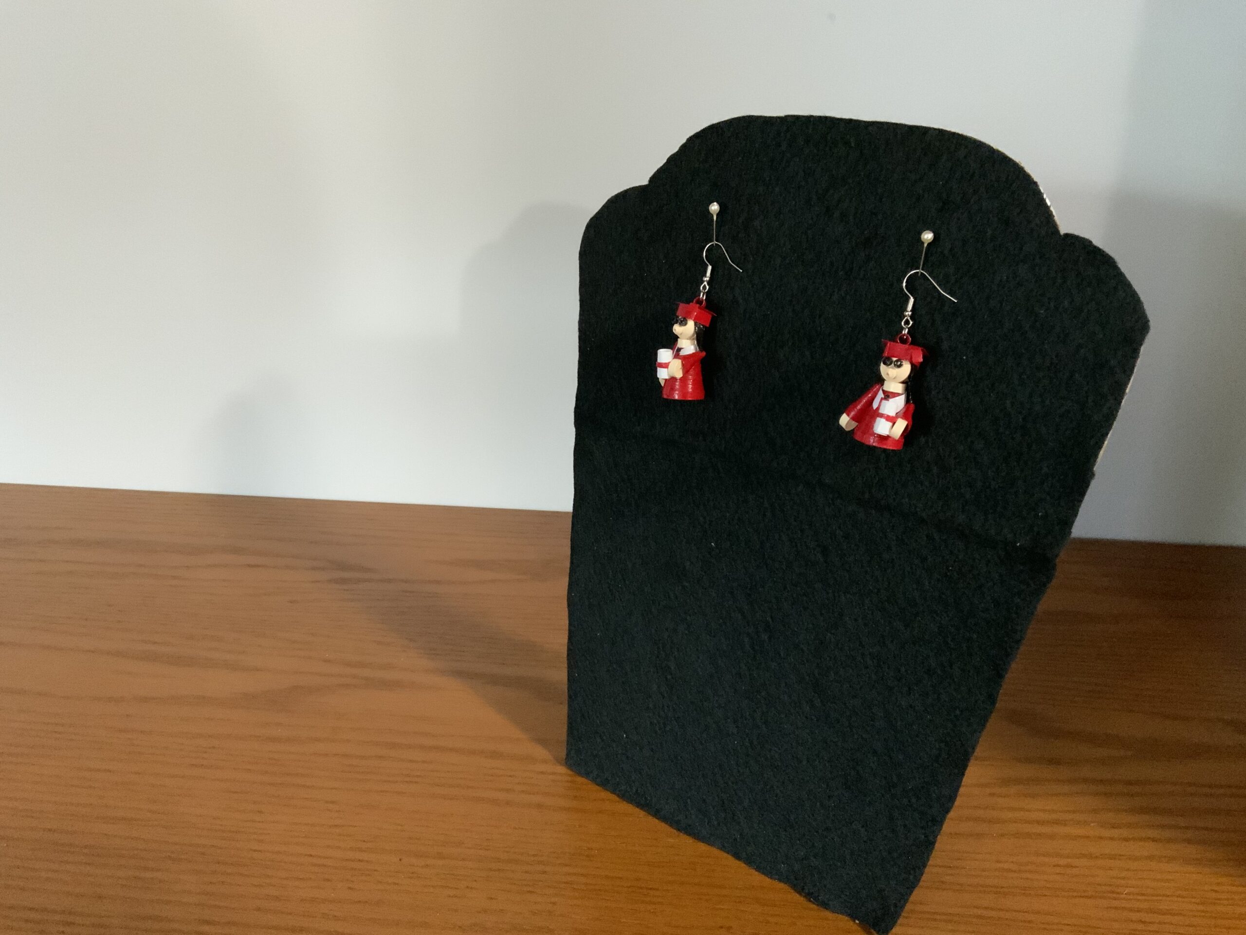 Handcrafted GRADUATION Quilled Earrings, unique, - Image 6