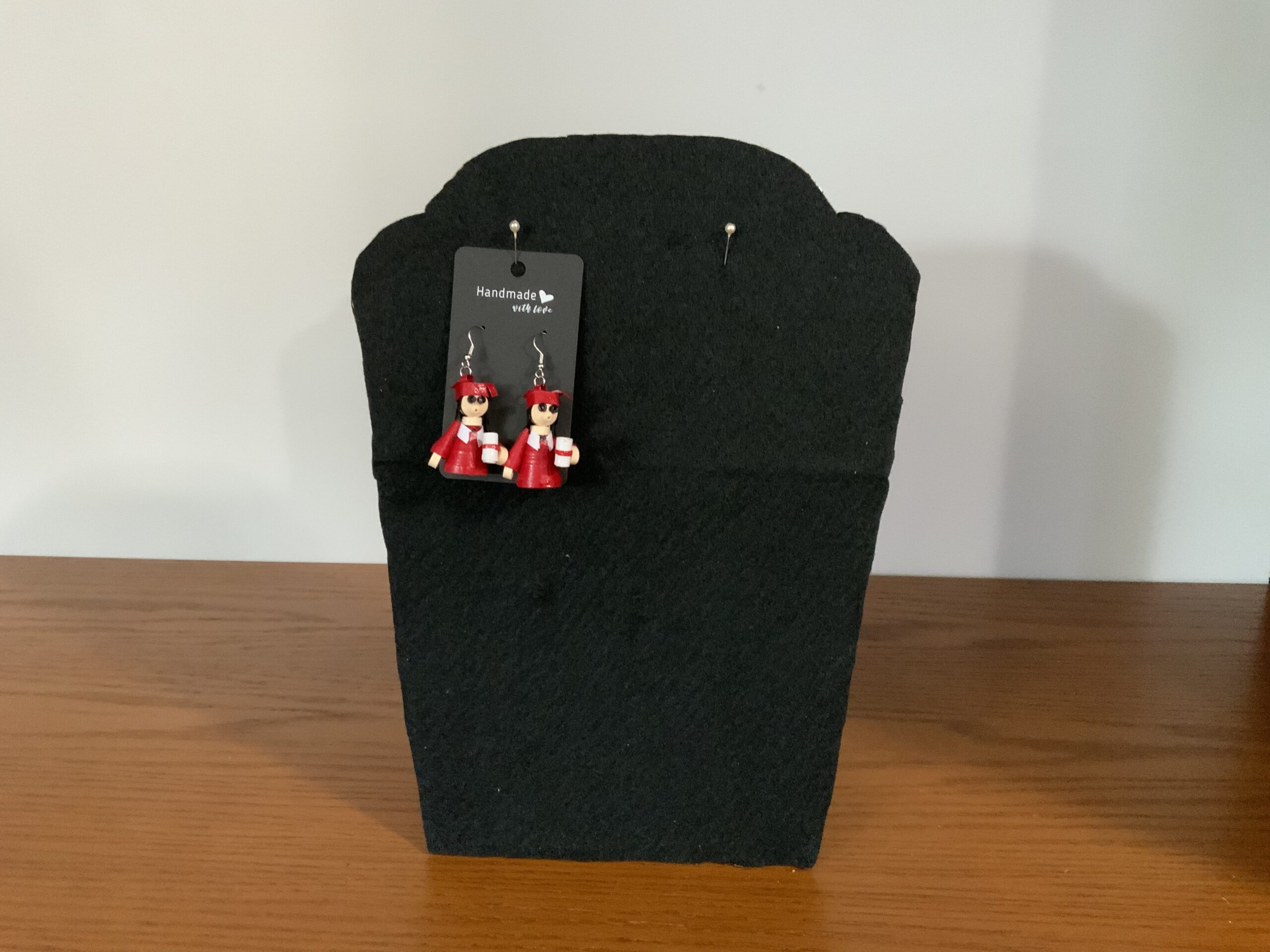 Handcrafted GRADUATION Quilled Earrings, unique,