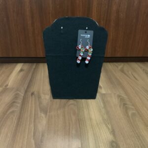 Handmade Quilled CHRISTMAS CANDY CANE Earrings, Festive Fun Earrings, Dangle Earrings