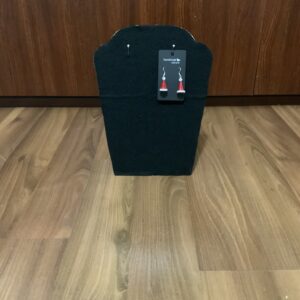 Handmade Quilled CHRISTMAS SANTA CLAUS HAT Earrings, Festive Fun Earrings, Dangle Earrings