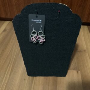 Circular Style Handmade Quilled Dangle Earrings